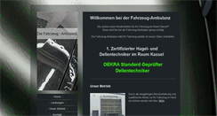 Desktop Screenshot of fahrzeug-ambulanz.de